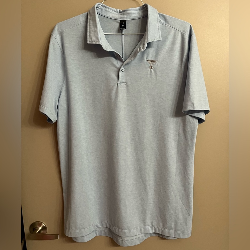 Lululemon Short Sleeve Polo XL Light Blue PGA TOUR Championship